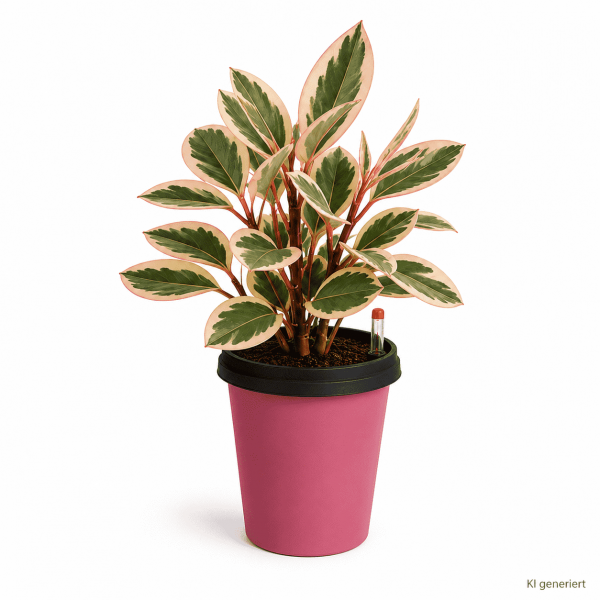 ggreeno® Farbe Rot mit Peperomia Clusiifolia
