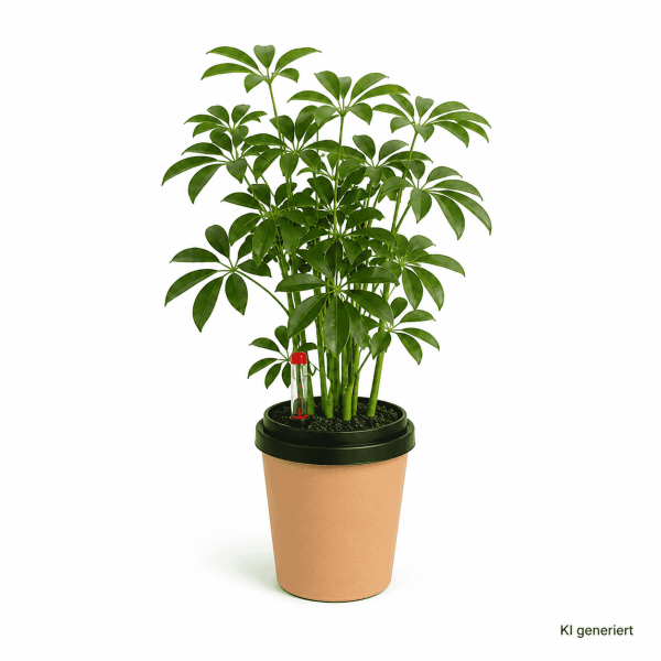 ggreeno® Farbe Sand mit Schefflera Arboricola