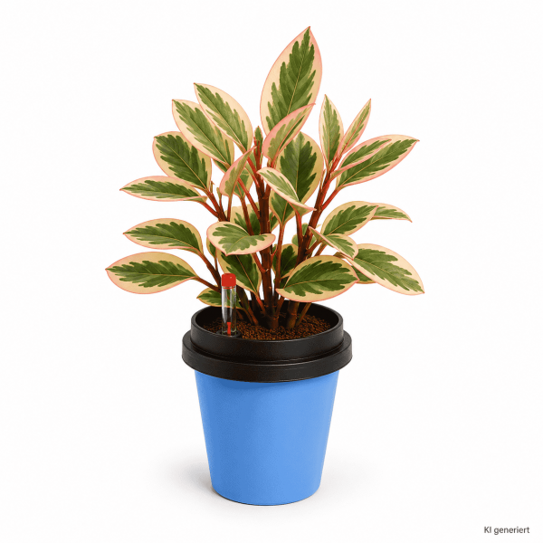 ggreeno® Farbe Blau mit Peperomia Clusiifolia
