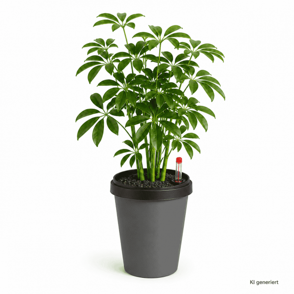 ggreeno® Farbe Anthrazit mit Schefflera Arboricola